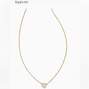 Audrey 14k gold with white diamond